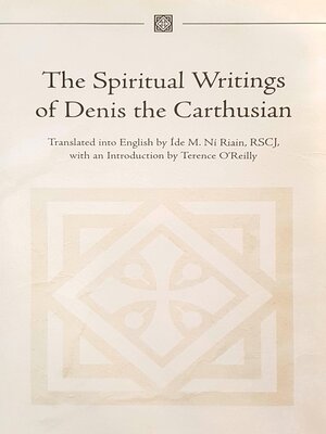 cover image of The Spiritual Writings of Denis the Carthusian